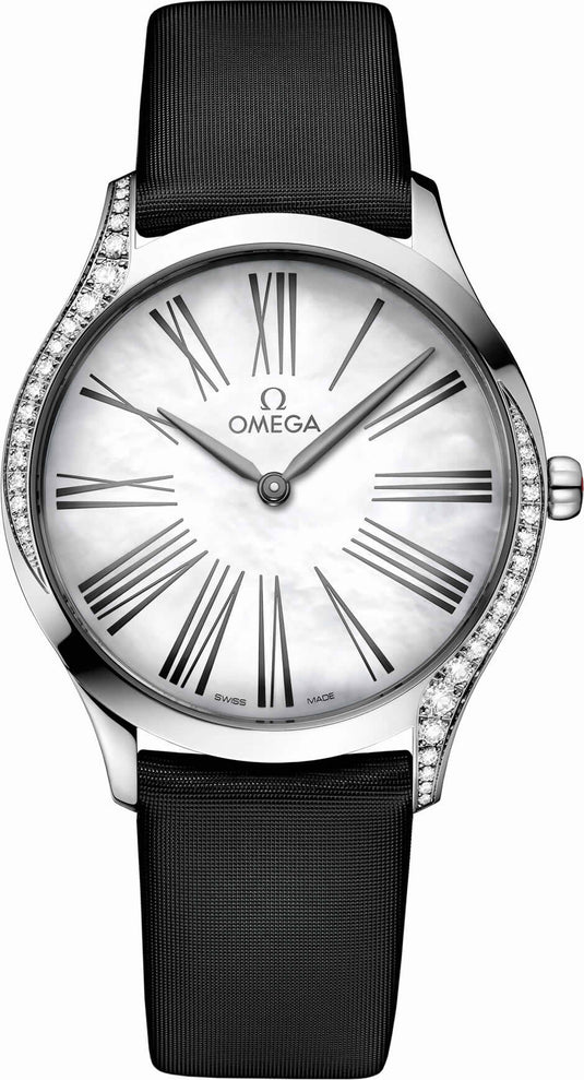 Omega De Ville Tresor Steel Quartz 36mm White MoP