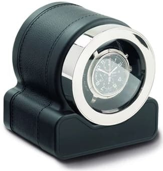 Scatola Del Tempo Rotor One Black Leather