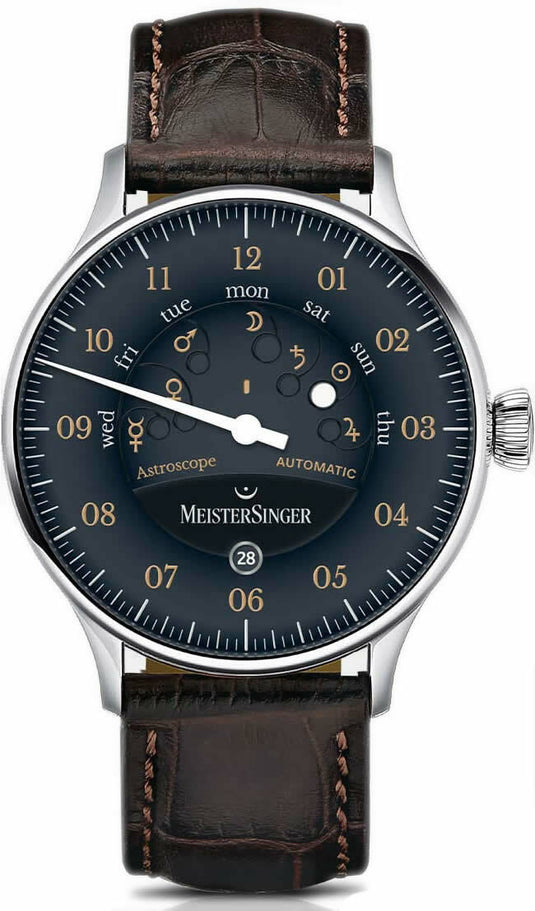 MeisterSinger Astroscope Black Old Radium