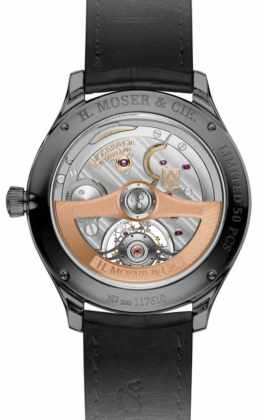 H. Moser & Cie. Endeavour Tourbillon Vantablack Black Hands