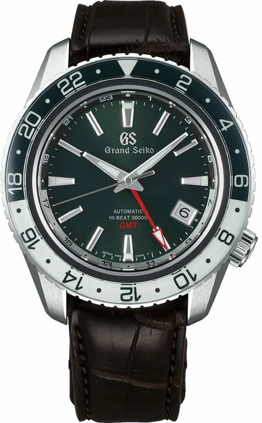 Grand Seiko Sport SBGJ239 Hi-Beat GMT Green and White