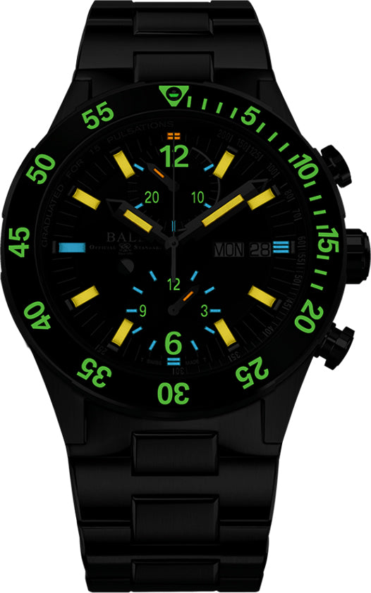 Ball Roadmaster Rescue Chronograph Black Dial 42mm DC3030C-S-BK