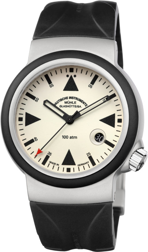 Mühle Glashütte S.A.R Rescue-Timer Lumen on Rubber Strap