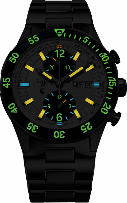 Ball Roadmaster Rescue Chronograph White Dial 41mm