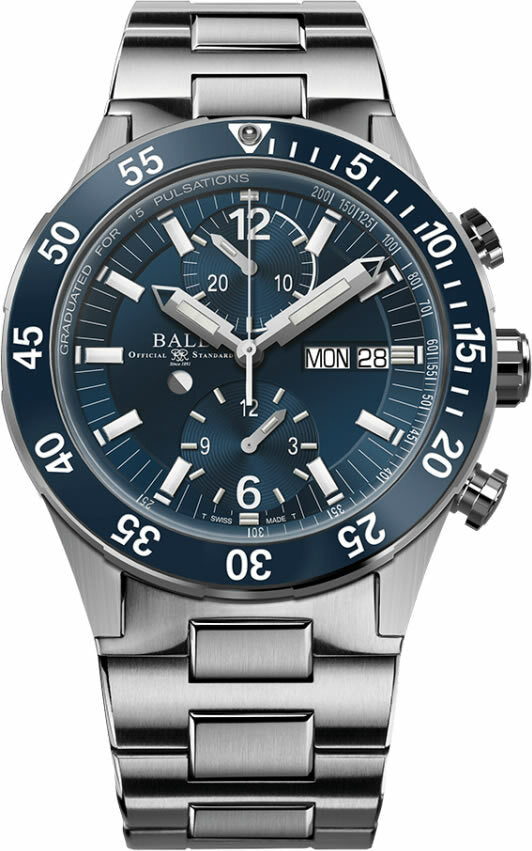 Ball Roadmaster Rescue Chronograph Blue Dial 41mm