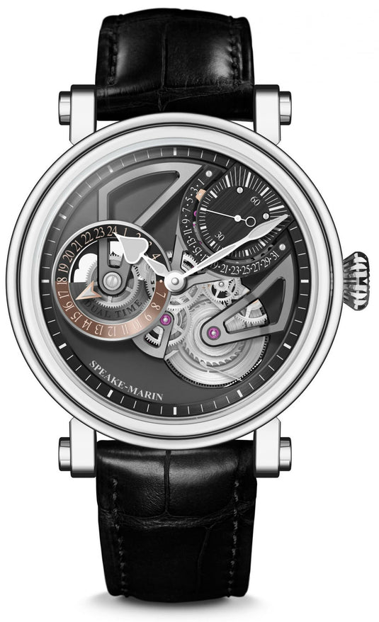 Speake-Marin Openworked Dual Time Titanium