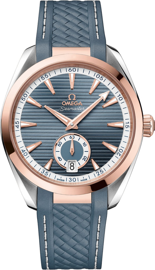 Omega Aqua Terra 150M Small Seconds Steel Gold Blue Dial 41mm