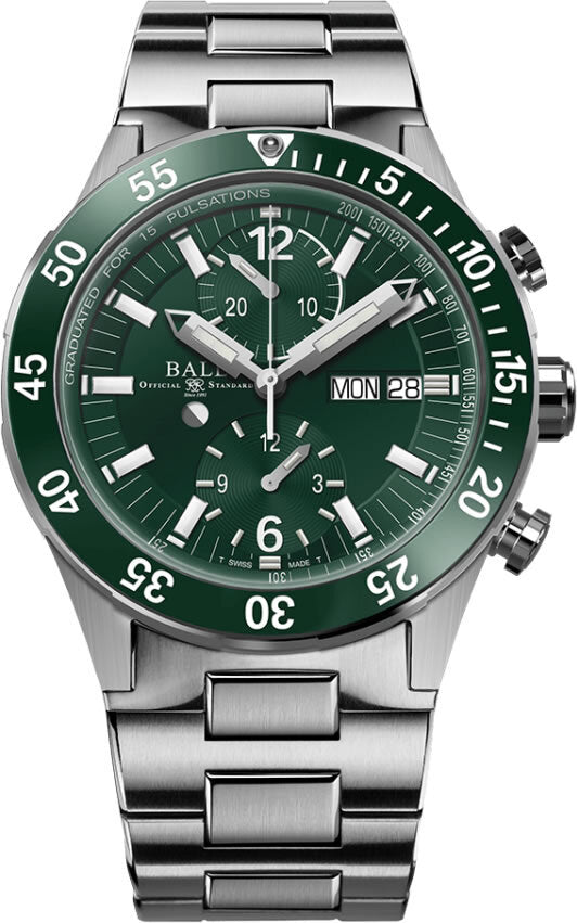 Ball Roadmaster Rescue Chronograph Green 41mm DC3030C-S2-GR