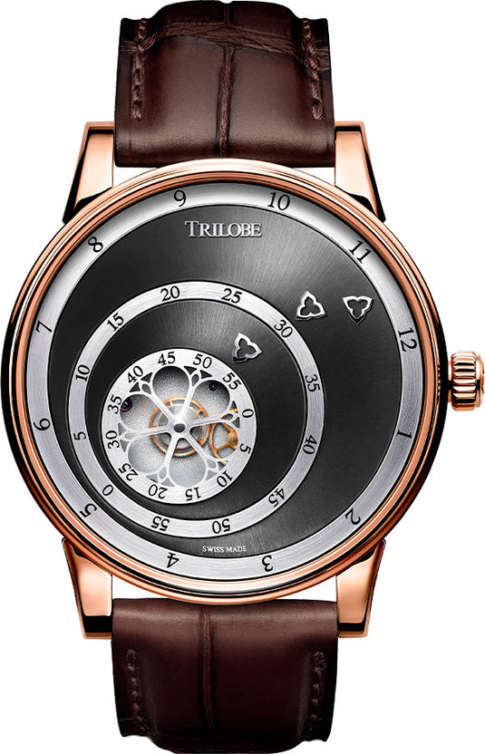 Trilobe Les Matinaux Rose Gold Sunray Grey 40.5mm