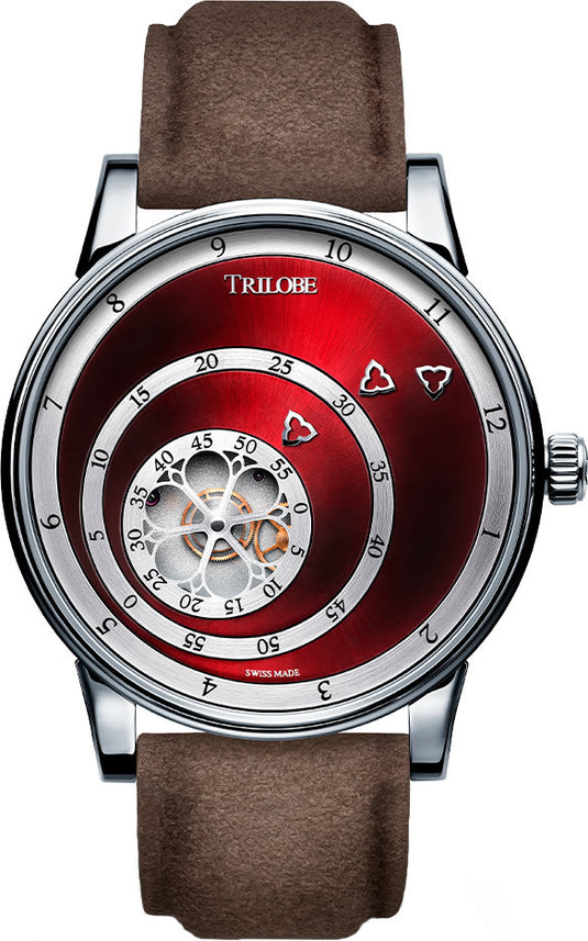 Trilobe Les Matinaux Sunray Carmine Titanium 38.5mm