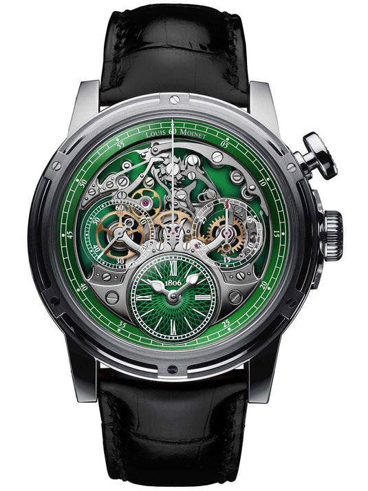 Louis Moinet Memoris White Gold Chronograph LM-54.70.35