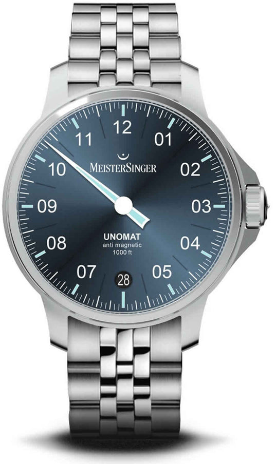 MeisterSinger Unomat Steel Blue UN917
