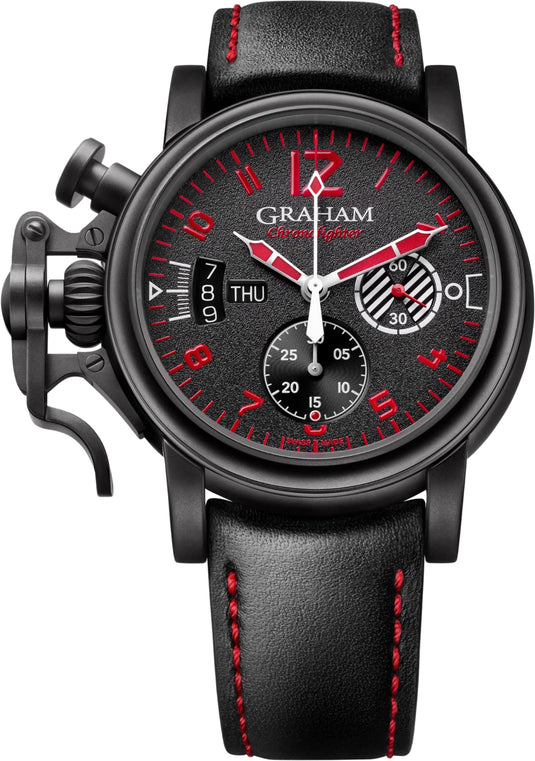 Graham Chronofighter Vintage Aviator Black DLC 2CVAB.B41A