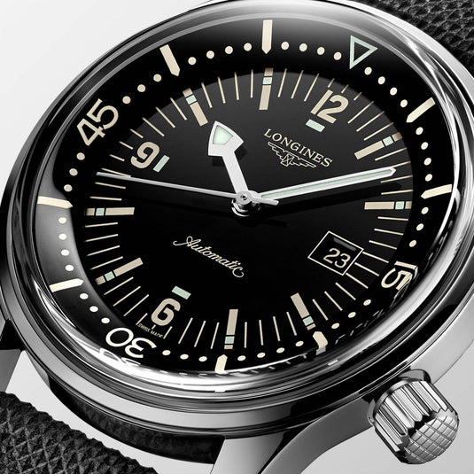 The Longines Legend Diver Watch L3.374.4.50.0