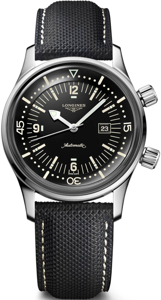 The Longines Legend Diver Watch L3.374.4.50.0