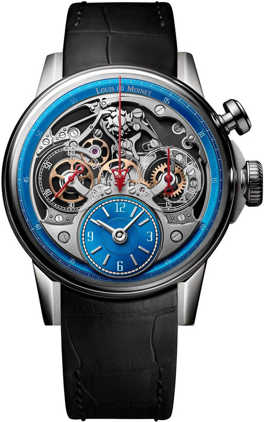 Louis Moinet Memoris Titanium Alaska Blue LM-84.20.20