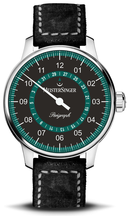 MeisterSinger Perigraph Black Petrol AM1002P