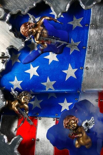 Dale Mathis Keepers of the Gate - Flag