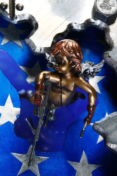 Dale Mathis Keepers of the Gate - Flag