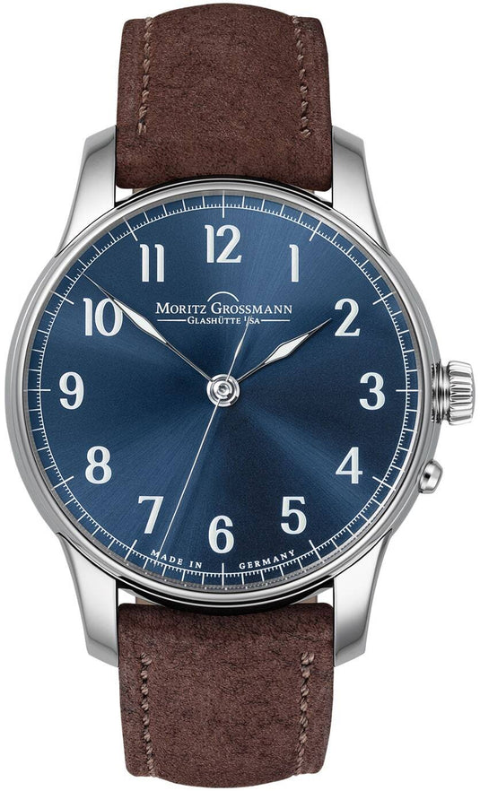 Moritz Grossmann Central Seconds Stainless Steel Blue