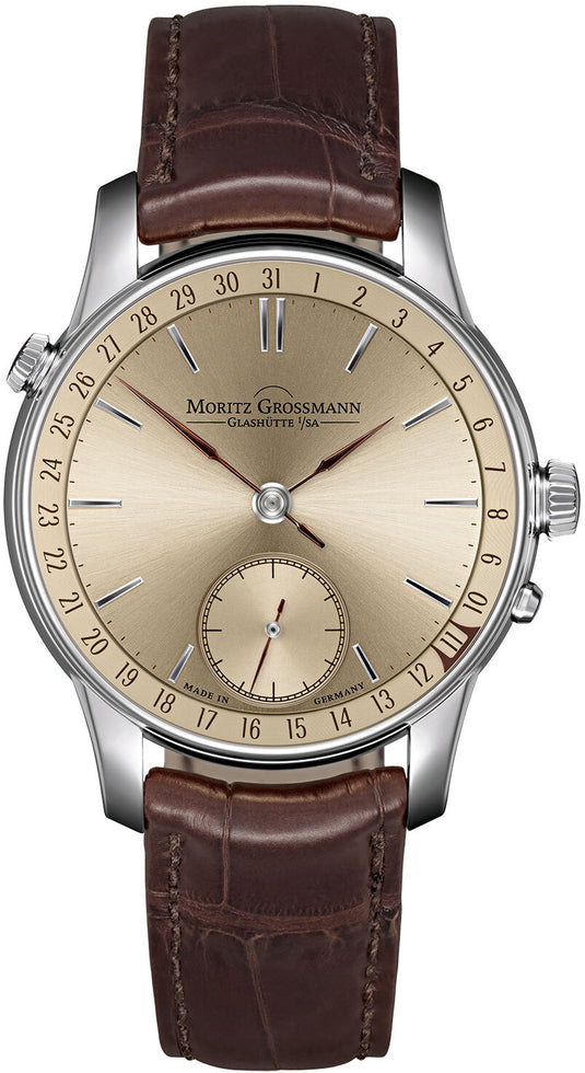 Moritz Grossmann Date White Gold Chanpagne