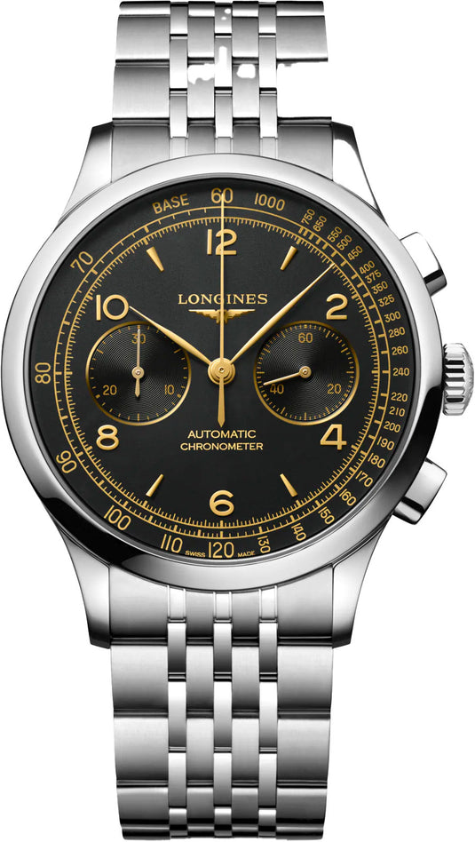 Longines Record Tachymeter Chronograph on Bracelet