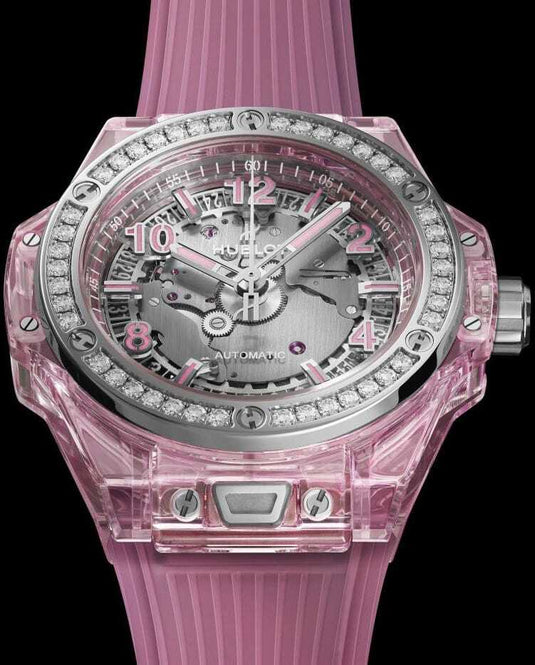 Hublot Big Bang One Click Pink Sapphire Diamonds 39mm 465.JP.4802.RT.1204