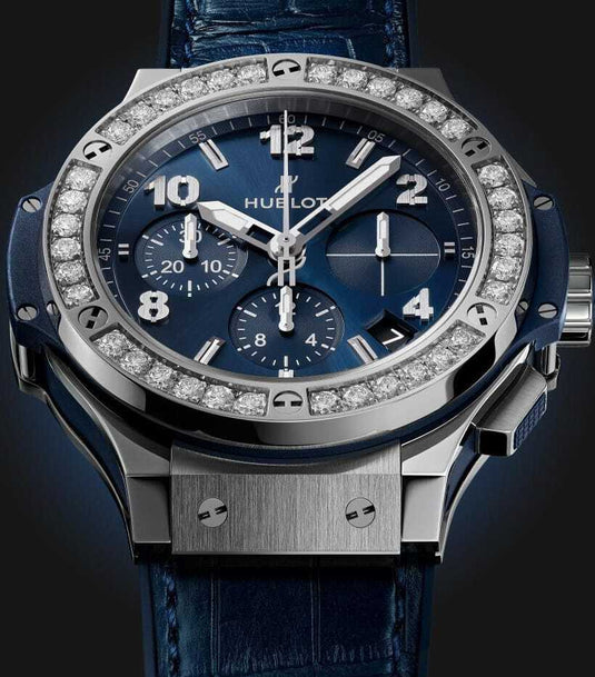 Hublot Big Bang Steel Blue Diamonds 341.SX.7170.LR.1204