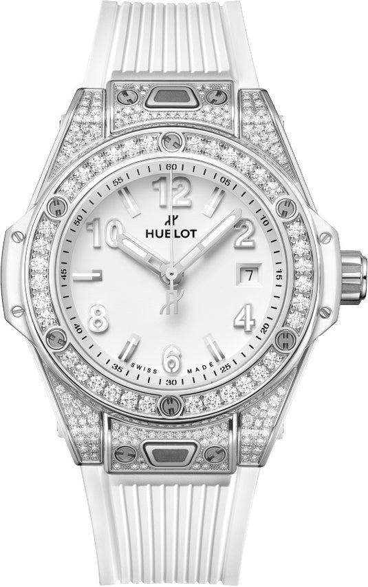 Hublot Big Bang One Click Steel White Pave 485.SE.2010.RW.1604