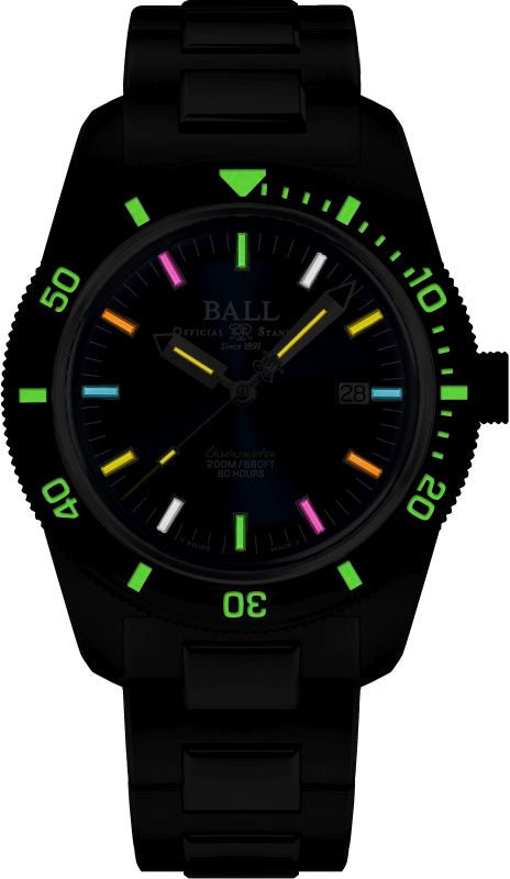 Ball Engineer II Skindiver Heritage Manufacture Chronometer DD3208B-S2C-BER