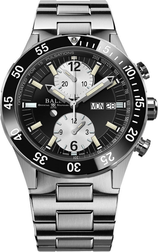 Ball DC3030C-S-BKWH Roadmaster Rescue Chronograph