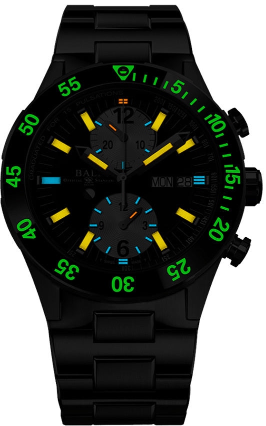 Ball DC3030C-S-BKWH Roadmaster Rescue Chronograph