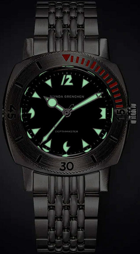 Nivada Grenchen Depthmaster Pacman 14105A04