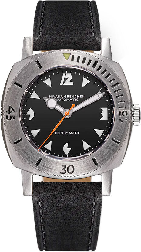 Nivada Grenchen Depthmaster White Pacman 14102A09