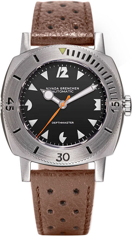 Nivada Grenchen Depthmaster White Pacman 14102A23