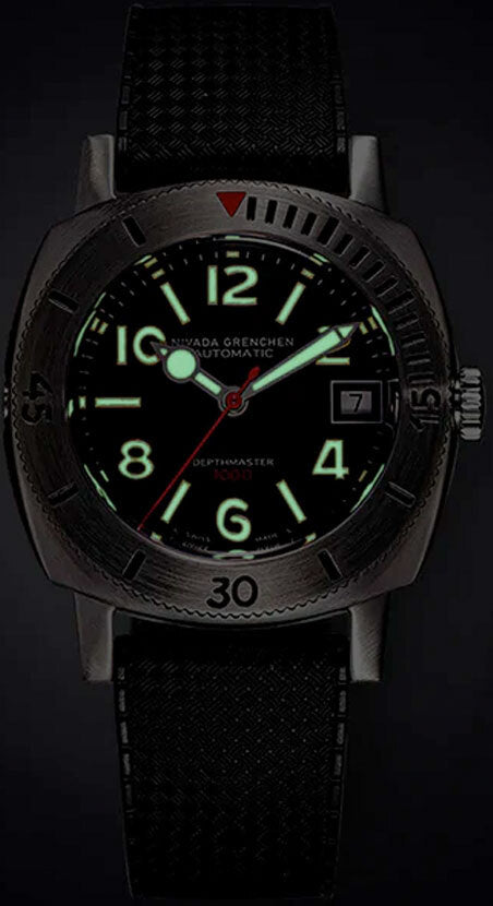 Nivada Grenchen Depthmaster Numerals Date 14106A01