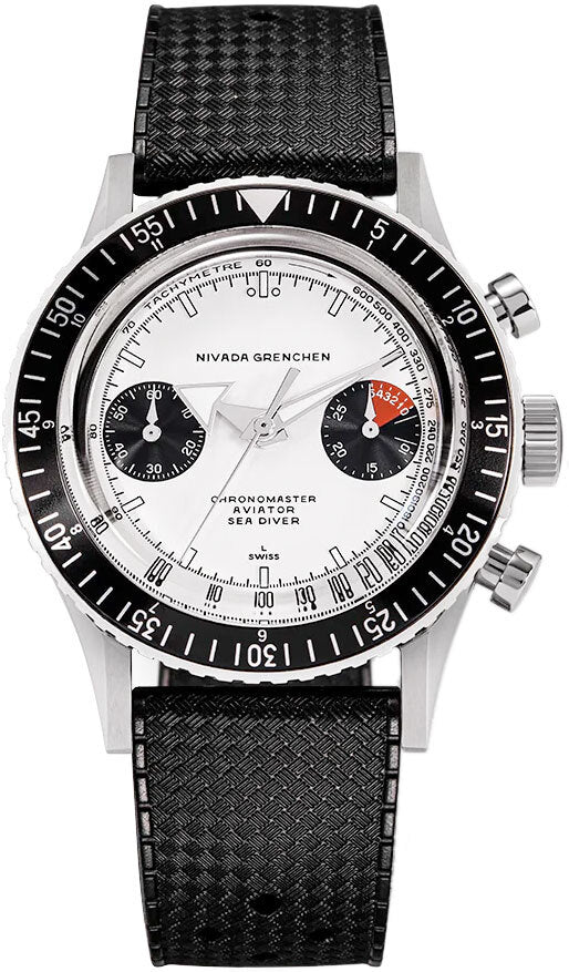 Nivada Grenchen Chronomaster White Panda Manual 86010WM01
