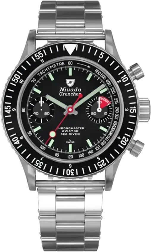 Nivada Grenchen Chronomaster Lollipop Manual 86011M04