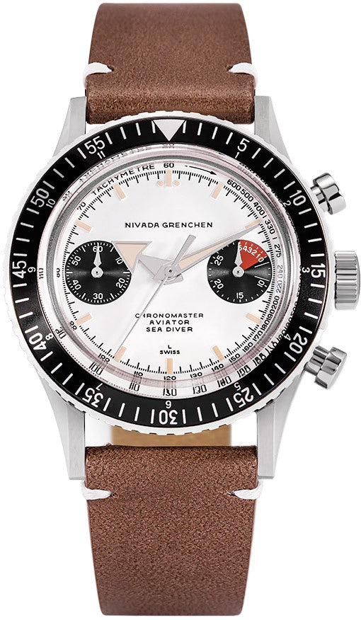 Nivada Grenchen Chronomaster Panda Automatic 86004A02