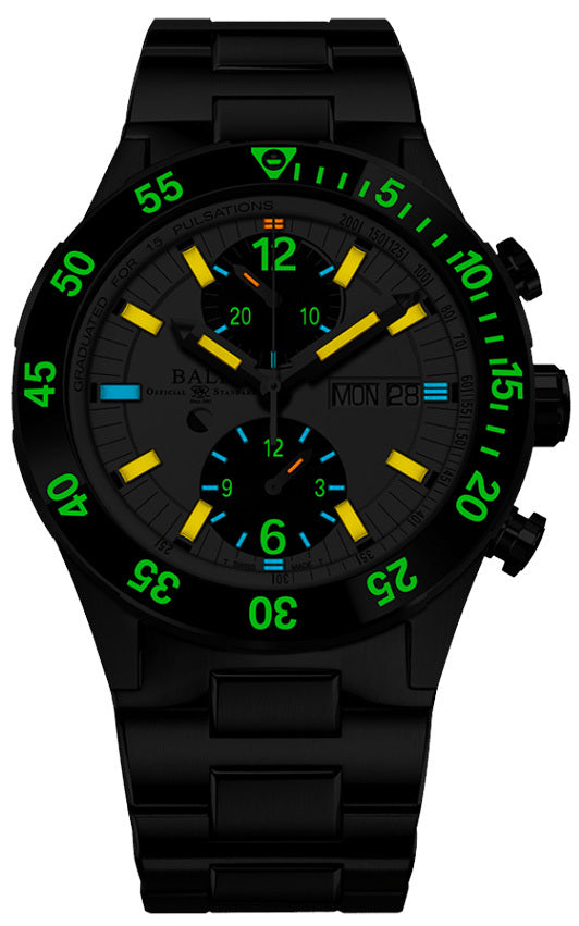 Ball DC3030C-S-WHBK Roadmaster Rescue Chronograph