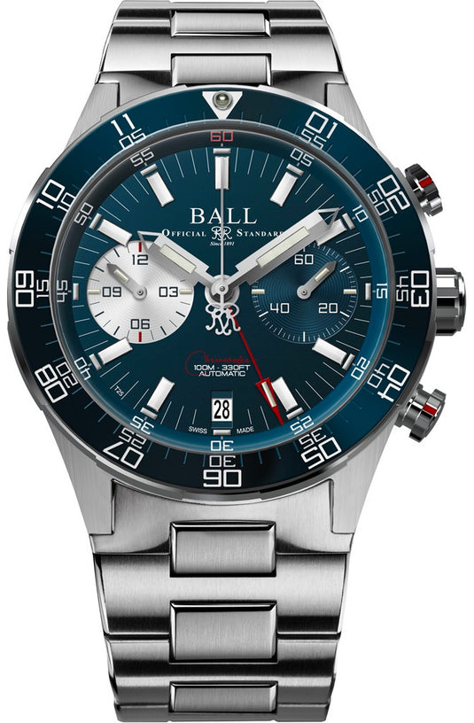 Ball DC3180C-S2CJ-BE Roadmaster Chronograph Blue Dial