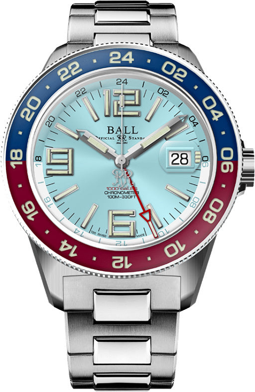 Ball DG3028C-S1CJ-IBE Engineer III Maverick GMT 40mm Ice Blue Dial