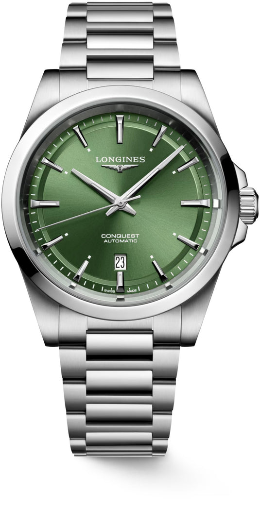 Longines L3.830.4.02.6 Conquest Green Dial
