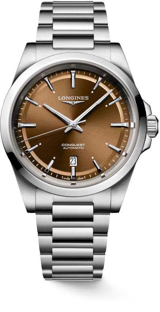 Longines L3.830.4.62.6 Conquest Brown Dial