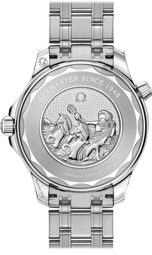 Omega 210.30.42.20.03.003 Seamaster Diver 300M Summer Blue on Bracelet