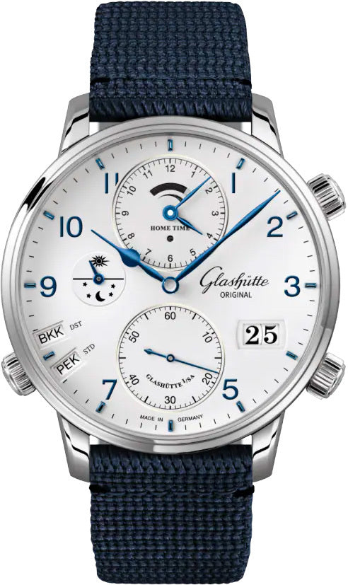 Glashütte Original 1-89-02-03-02-64 Senator Cosmopolite Stainless Steel