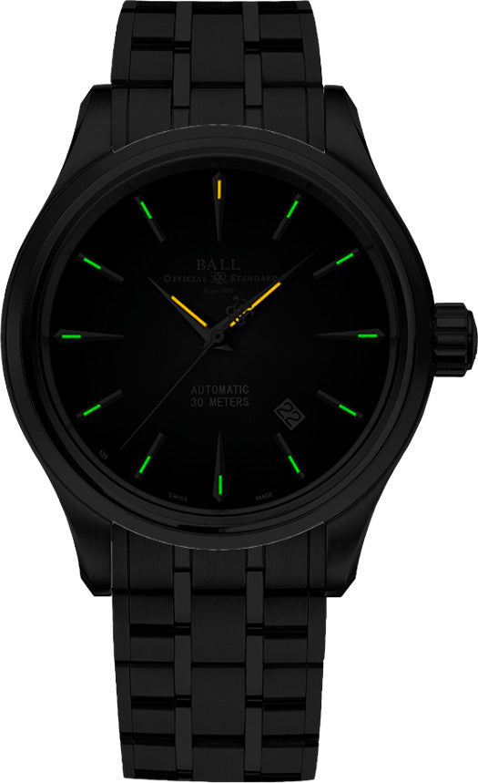 Ball NM9080D-S1J-BK Trainmaster Legend Black Dial