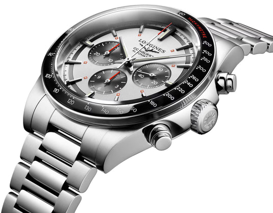 Longines Conquest L3.835.4.72.6 Silver Dial on Bracelet