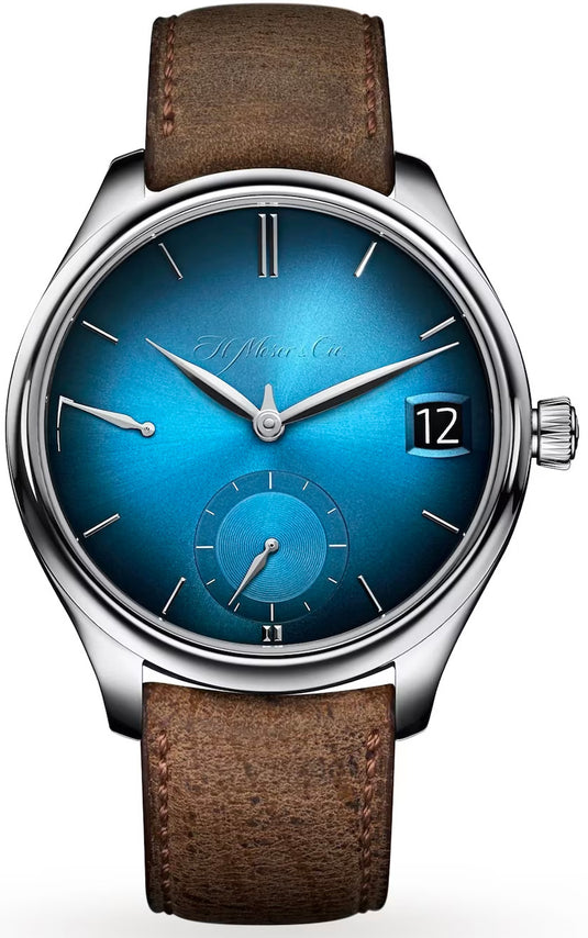 H. Moser & Cie. 1800-0204 Endeavour Perpetual Calendar Funky Blue Fumé