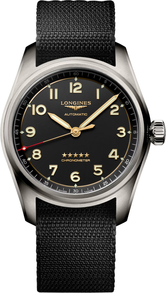 Longines L3.810.1.53.2 Spirit Titanium on Strap